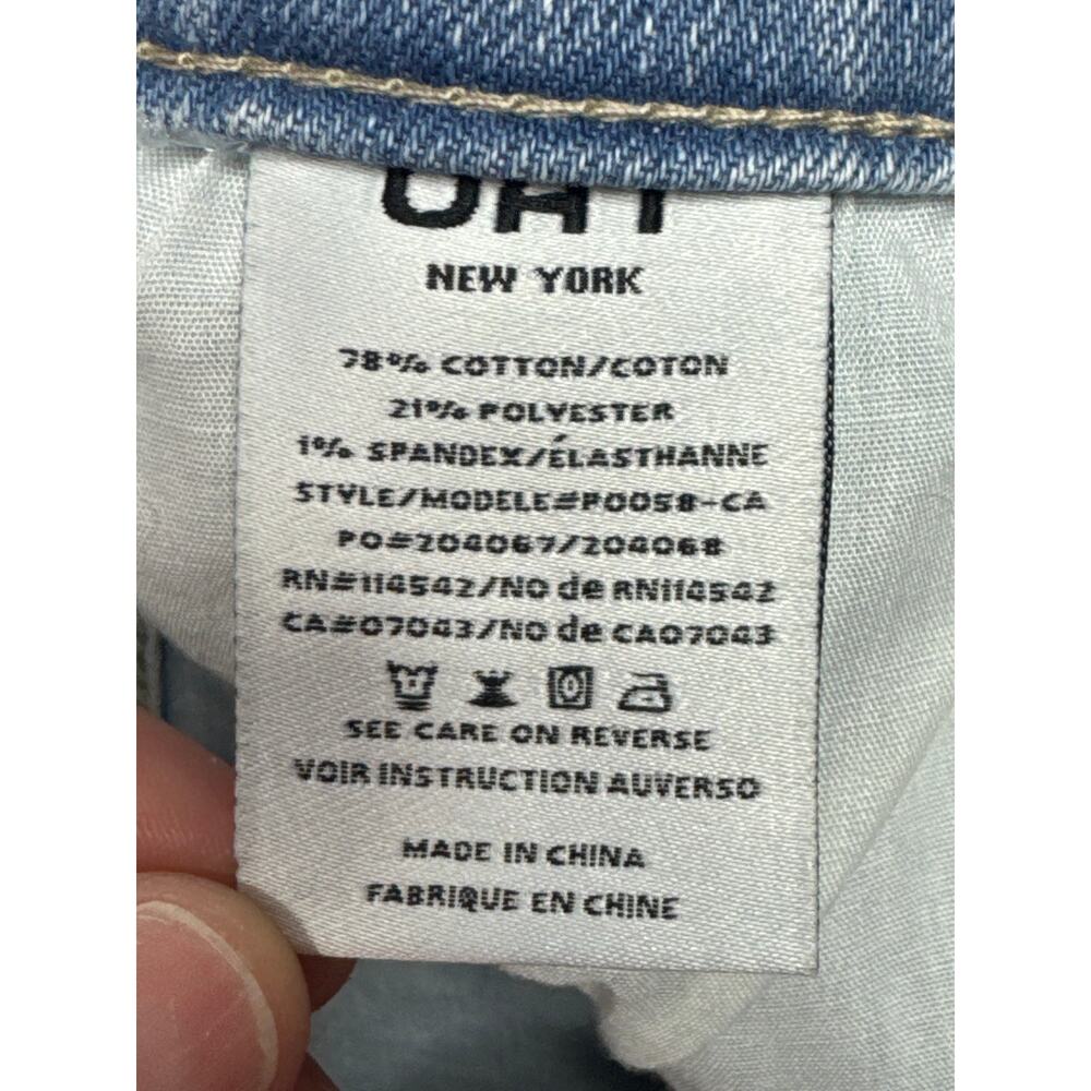 NWT OAT New York Women's Mid Rise Cropped Mini Flare Jeans - Size 2/26 (28x25) - Picture 6 of 6